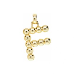 约19.7x33.6毫米电镀金色铜吊坠