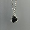 18x2inch Czech Meteorite Moldavite Handmade Brutalist Y2k Free Form Bubble Claw Oval Thorns Organic Claws Spiky Necklace