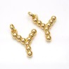 Approx 23.9x34.8mm Letter Gold Plated Pendant Special Gift Jewelry For Women