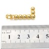 Approx 14.4x33.3mm Letter Gold Plated Pendant Special Gift Jewelry For Women